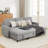  Bergvin 74.8" Upholstered Sleeper Sofa -1020432138