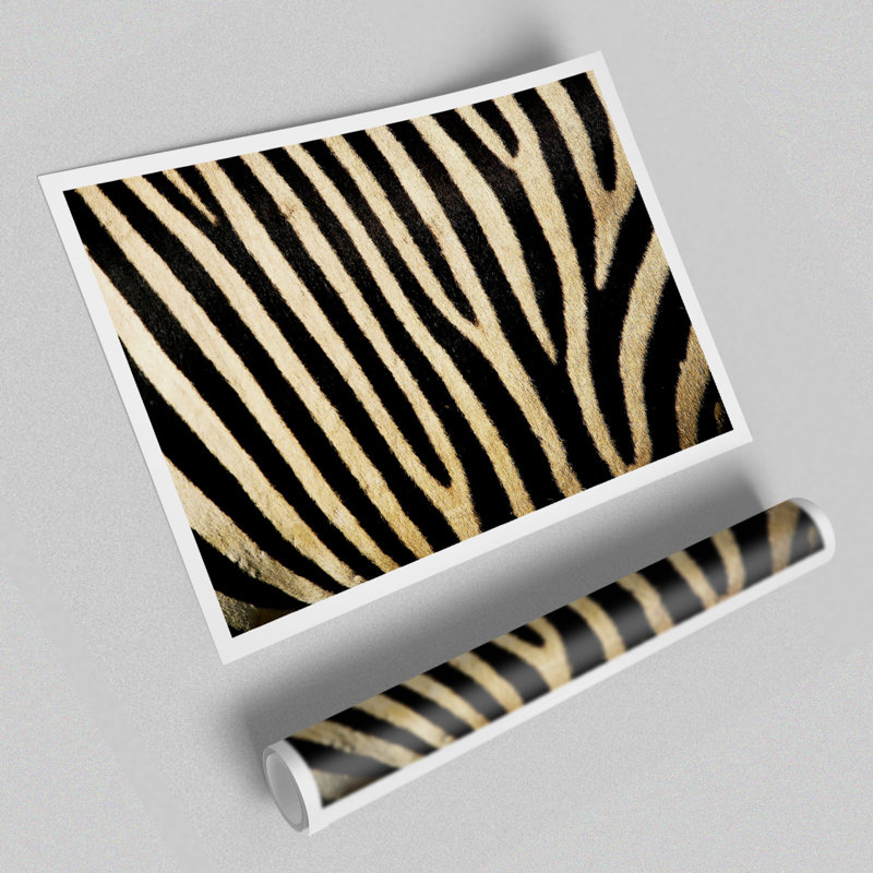 Zebra Pattern - No Frame Print, 42cm H x 59.4cm W