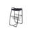 Coto Magazine Side Round Table, End Table with Magazine Holder for Living-1701236047-1701236044