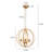 Georffrey 3 - Light 15" Wide Dimmable Candle Style Globe Sphere Chandelier-1287493857