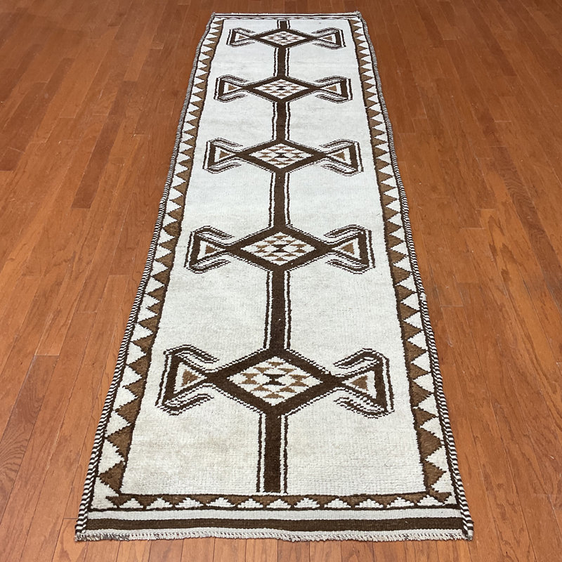  Handmade Turkish Oushak Wool Runner