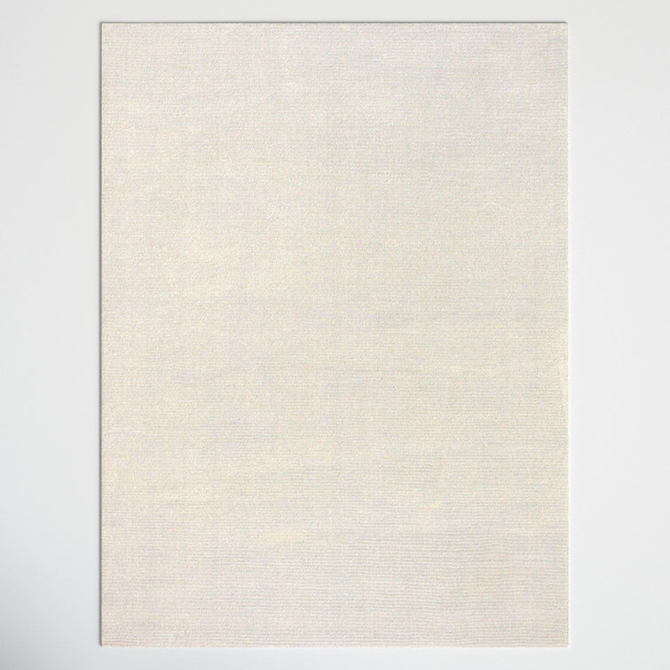 Dingman Hand-Tufted Ivory Area Rug