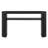 Farmhouse Rustic Console Table with Fluted Legs and Open Shelf-1195647067