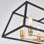 Luminaire suspendu linéaire 8 lumières