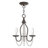 Burvale 3 - Light Candle Style Chandelier