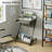 23.6" Z-Shaped Computer Desk with Keyboard Tray and Wheels, Compact Study Table for Small Spaces-2045796329