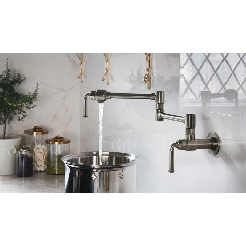 Rook® Wall Mount Pot Filler, Chrome