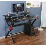 Premium Gaming Desk with Hutch – Sturdy Design & Extra Storage