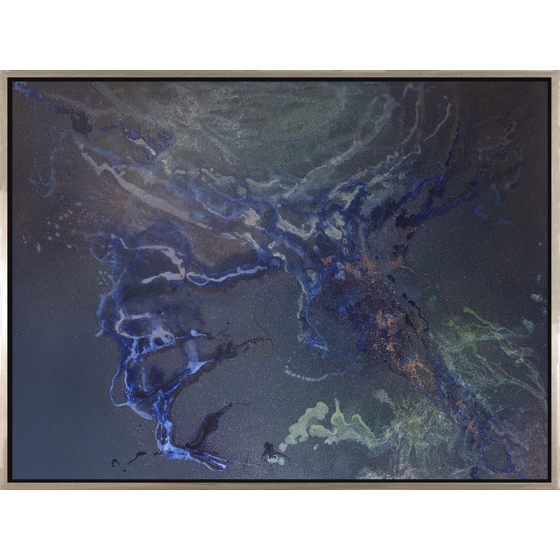 «Coming Together», peinture sur toile à cadre flottant
