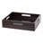 16" Black Solid Wood Organizing Box