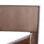 Chaise parsons 18 po Niel en brun Niel