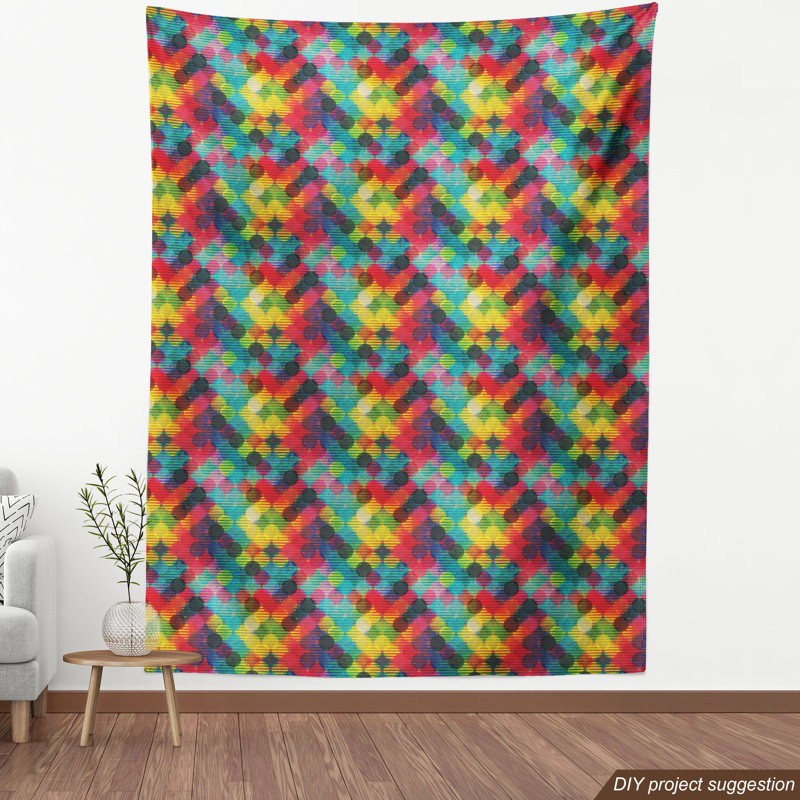 Tissu de cercle, l 58 po x L 180 po