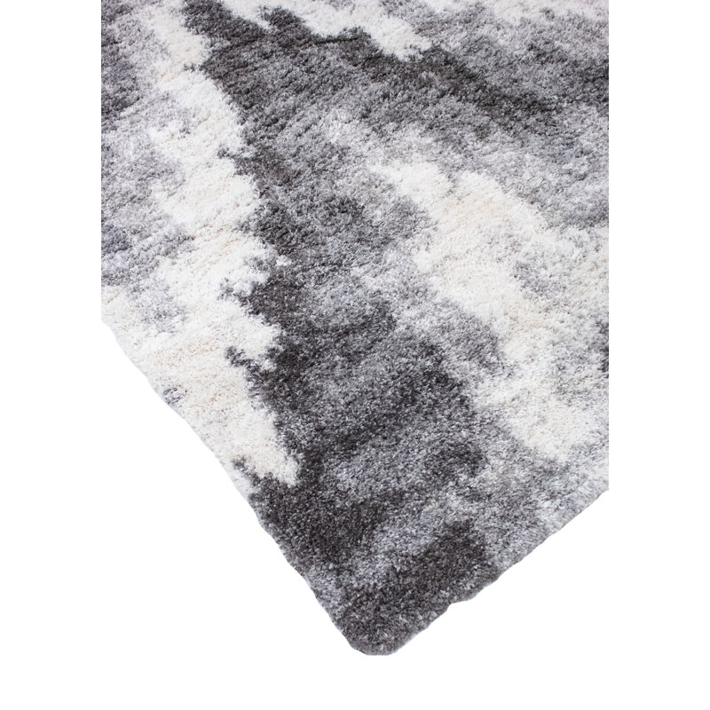 Asay Performance Abstract Indoor Rug, Rectangle 6'6" x 9'6"