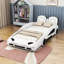 Lit plateforme simple en bois avec roulettes Agurne-542166780