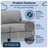 Serta Palisades Track Arm Sofa, Easy Care Fabric, Soft Pillow Back, Pocket Coil Seat Cushions-21687330-125119069