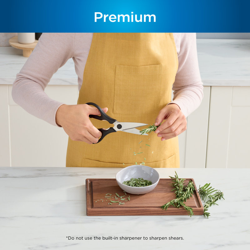 Ninja 14-Piece Stainless Steel Knife Block Set with Built-in Sharpener