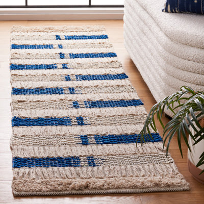 Stanwick Hand Woven Cotton Striped Rug