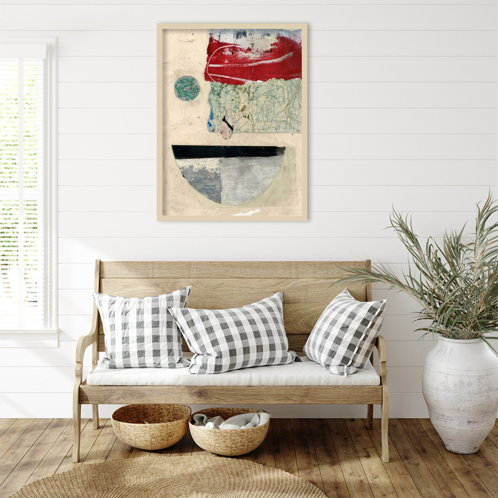 Fresno "Natural Elements No. 2" Print, 33" H x 25" W, Brown