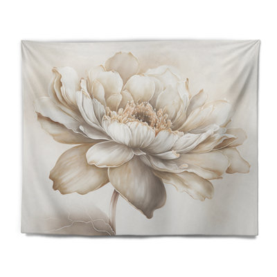 Tapisserie en polyester beige