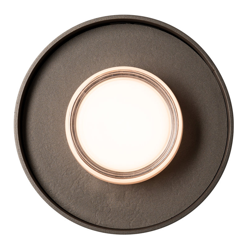 Focal Wall Sconce/Semi-Flush, 10.4" H x 10.4" W x 3.8" D, Oil Rubbed Bronze