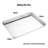 Baking Sheet Set Of 2 - Stainless Steel Cookie Sheet Baking Pan, Size 16 X 12 X 1 Inch, Non Toxic,Silver