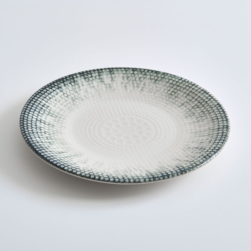 Naponee Boston 27cm Porcelain China Commercial Dishwasher Safe Dinner Plate, Set of 6