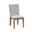 Chaise de salle à manger en lin 19 po