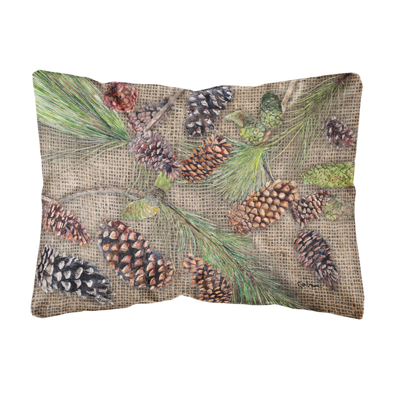 Coussin intérieur/extérieur en cônes de pin