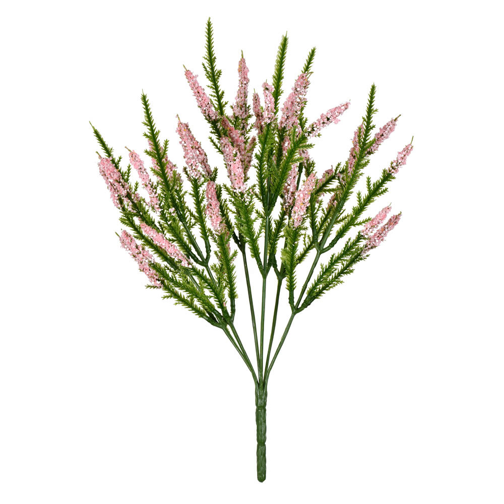 Artificial 13" Blazing Star Bush, Pink