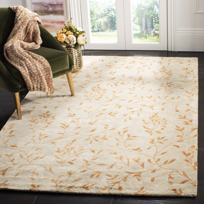 Avayah Soho Hand Tufted Wool And Viscose Floral Rug