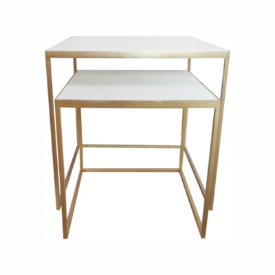 Siah Marble Top Nesting Tables