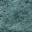 Tapis bleu sarcelle lavable à la machine Premium Prisco-1004755046