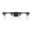 Chapman & Myers Garrett Bathroom Bedroom Wall Fixture In Aged Iron Finish With Clear Shade-831857807-831857803