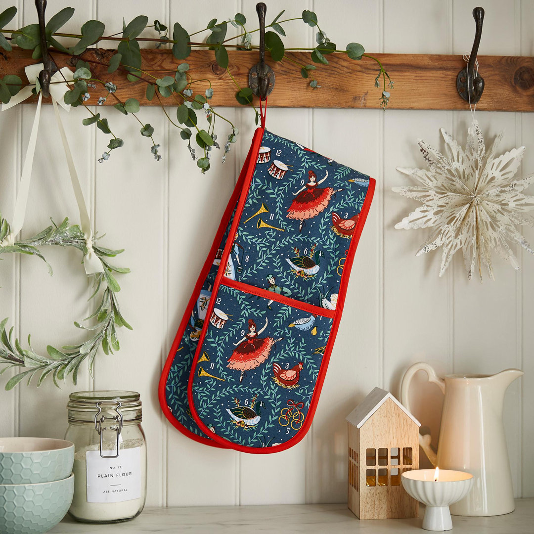 Ulster Weavers 12 Days Of Christmas 100% Cotton Oven Glove