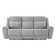 Gia 87.8'' Square Arms Power Reclining Sofa with USB Port