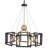 Bossley 6 - Light Dimmable Sputnik Geometric Drum Chandelier-1512385245