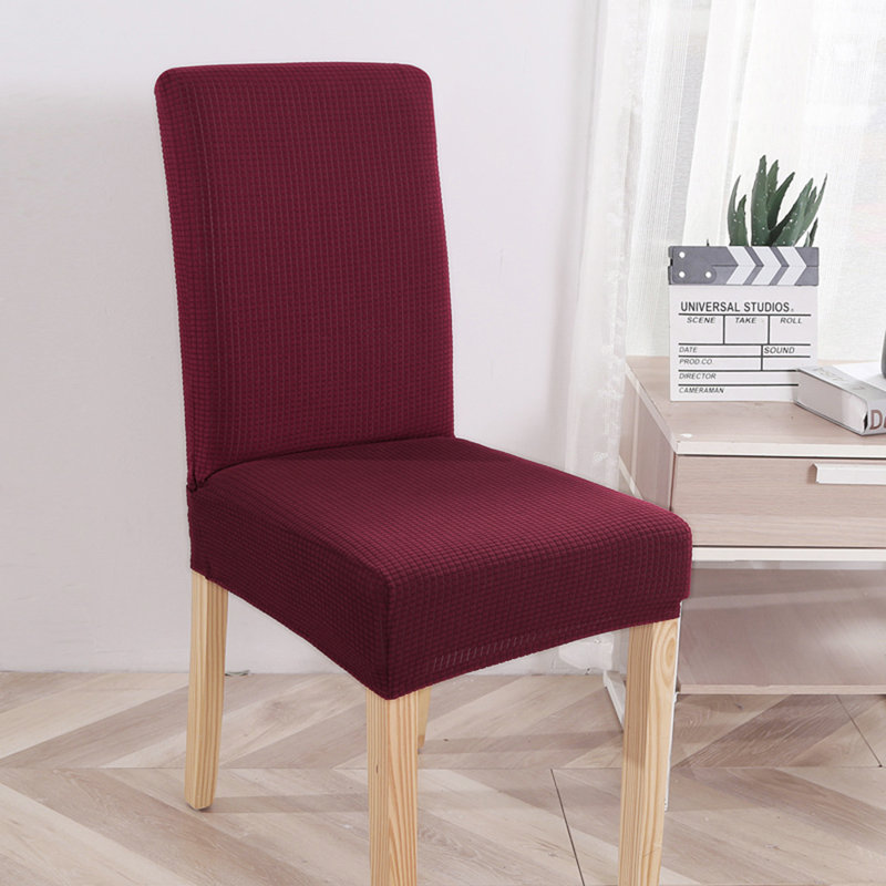 Housse extensible pour chaise de salle à manger, Bourgogne