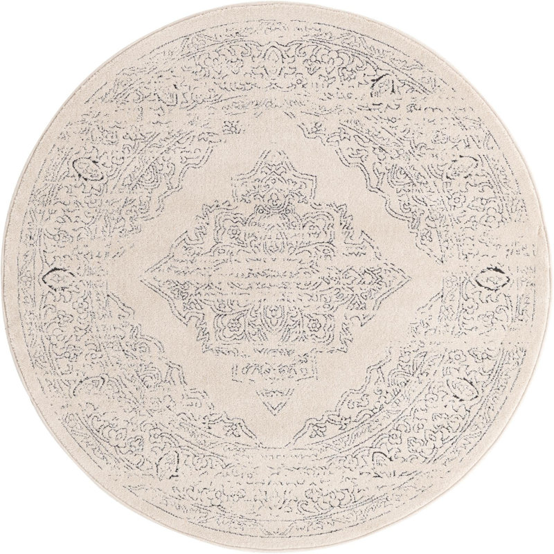 Alresford Oriental Indoor Rug, Round 5'