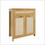 Buffet en rotin, rangement de ferme avec tablette réglable, armoire de cuisine Boho pour la salle à manger et le salon