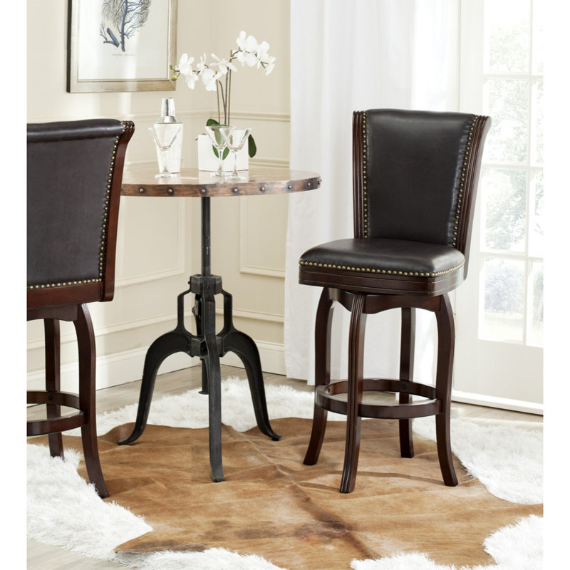 Tabouret tournant 29 "avec coussin Fionnbharr Massimo, Sierra Brown, Brun