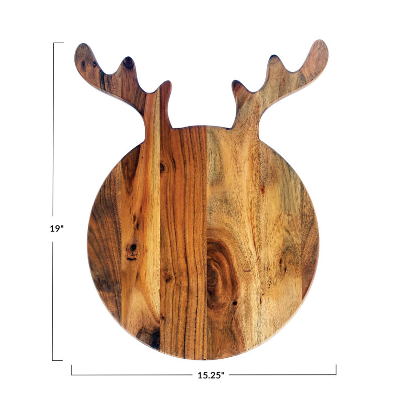 Creative Co-Op Solid Wood Cheese Board