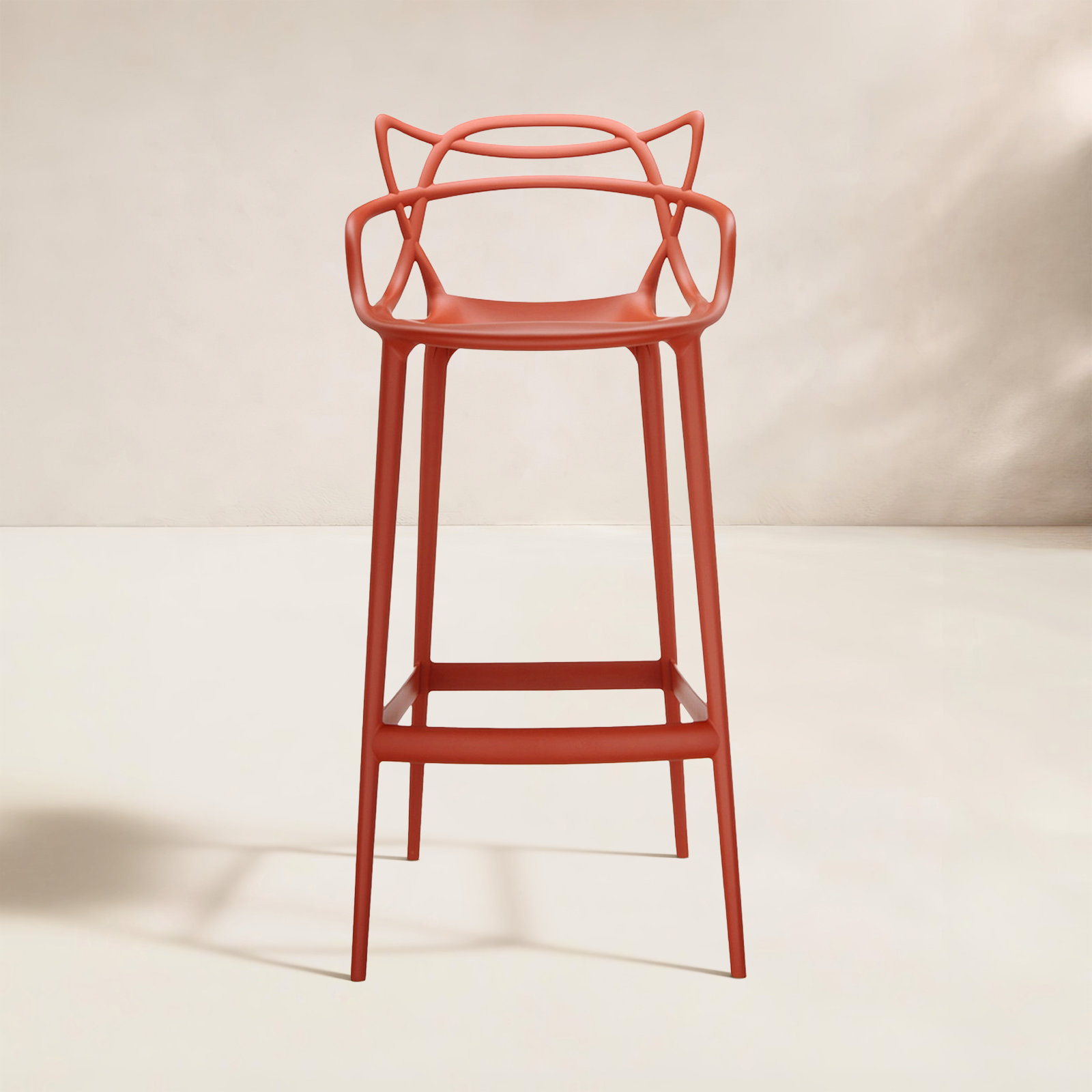 Masters Outdoor Bar Stool, Bar, Rust Orange