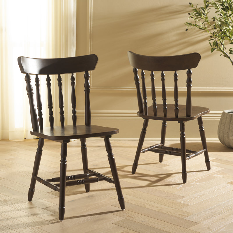 Coralyn Dining Chairs, Dark Walnut
