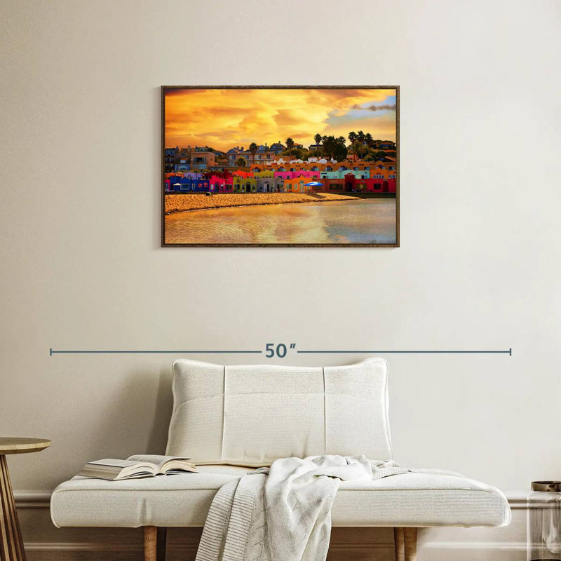Capitola Sau, Cadre flottant en noyer, 31 po x 21 po