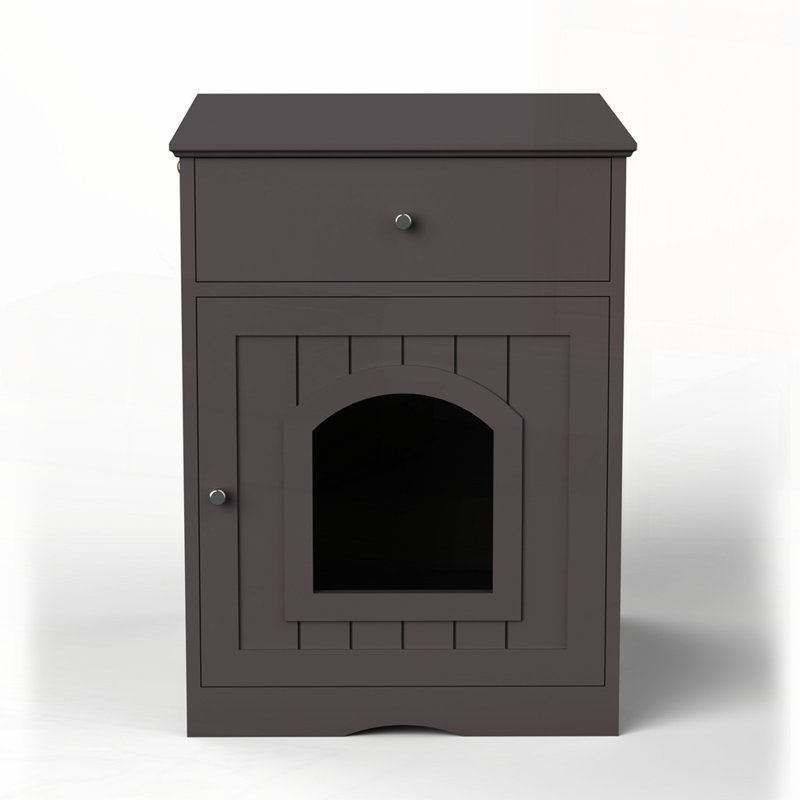 Table de chevet Cat Home, Brun