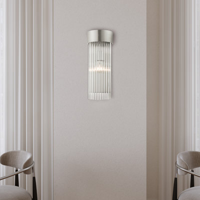 Bamey Steel Flush Mounted Sconce