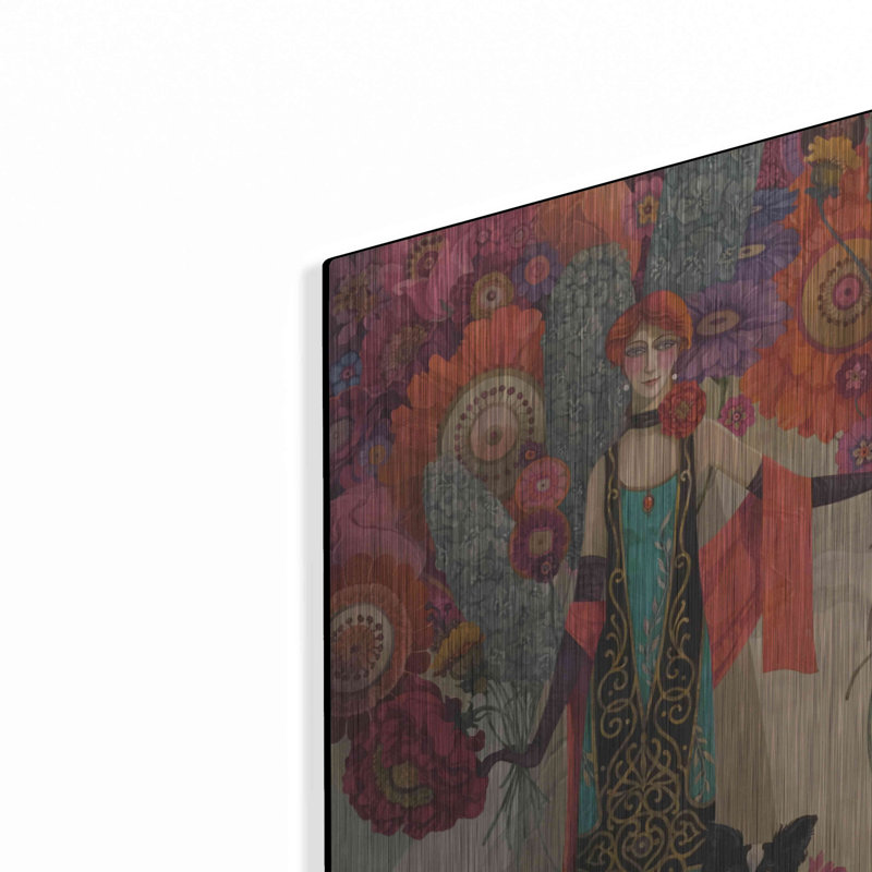 «The Gatherers» par David Galchutt, art mural en métal, 24 po x 36 po, H 24 po x l 16 po