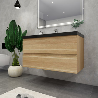 Ensemble de meuble-lavabo simple mural 42 po Castin