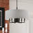 Zahirah 7 - Light Dimmable Drum Chandelier-1046073224