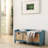 Beige And Teal Bench With 3-Drawer-1757191673